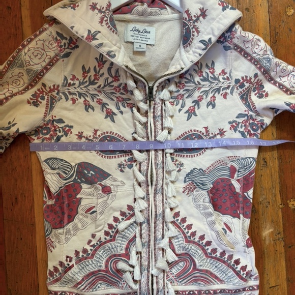Lucky Lotus - Lucky brand women's boho hoodie - size small - Picture 4 of 6